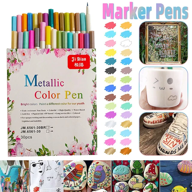 1pc Letter Graphic Drawing Achromatic Pen, Simple Multi-purpose  Water-soluble Pen For Home