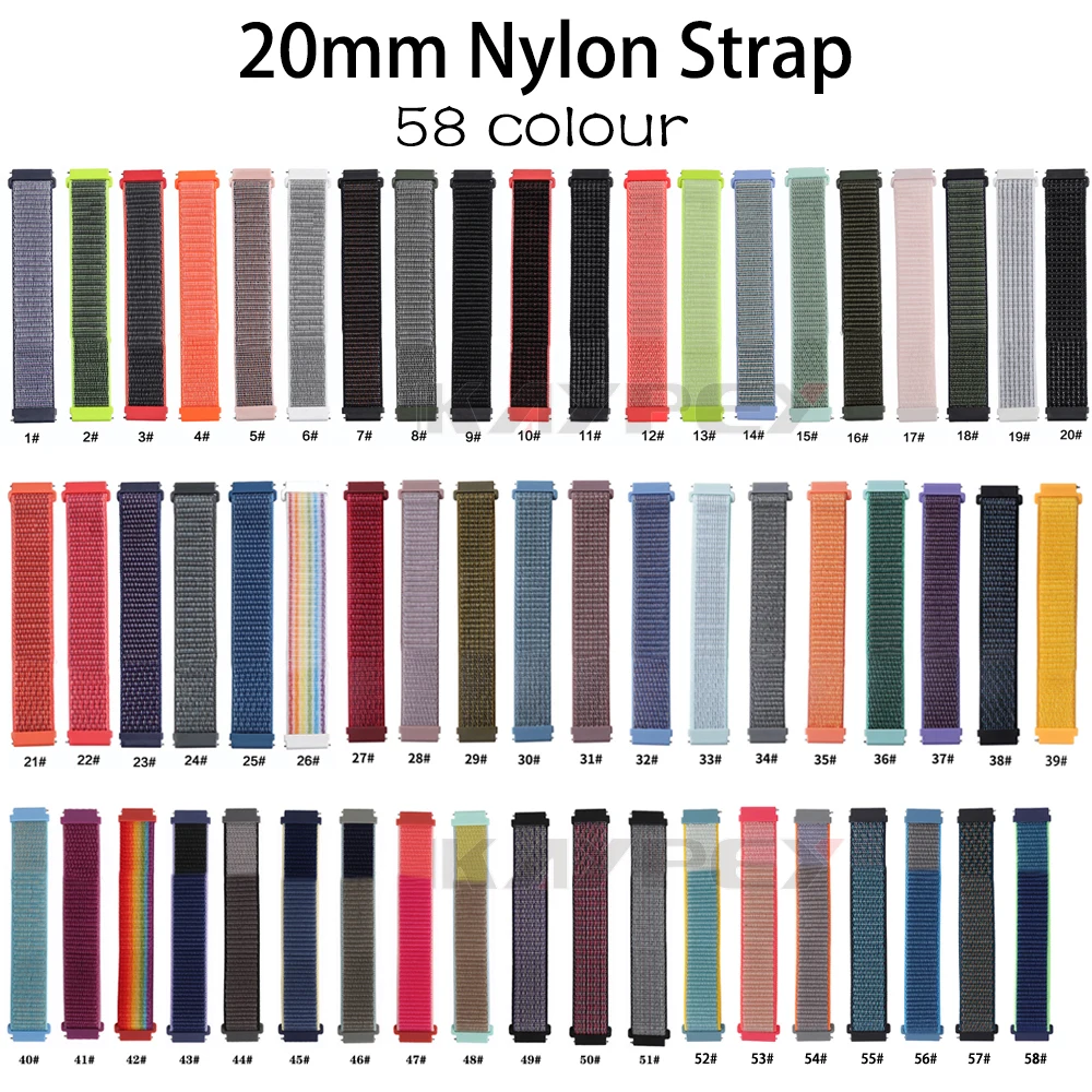 Bracelet De Rechange Officiel Amazfit En Nylon 22 Mm - Compatible GTR 4, GTR 3, Cheetah, Balance Et Autres Modèles