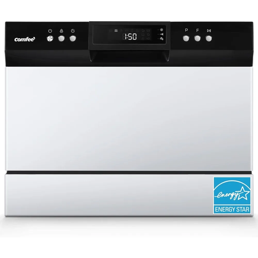 COMFEECountertopDishwasherEnergyStarPortableDishwasher6Place