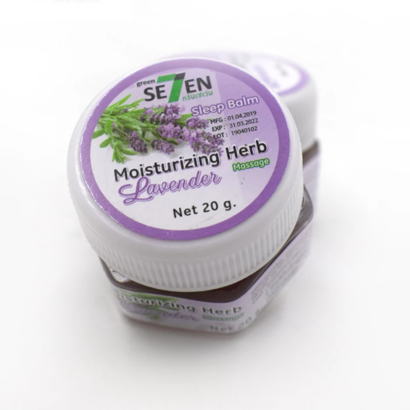 1pcs Thai Lavender Cream Ointment Headache Dizziness Toothache Mosquito Bites Antipruritic Essential Balm Cream 20ml