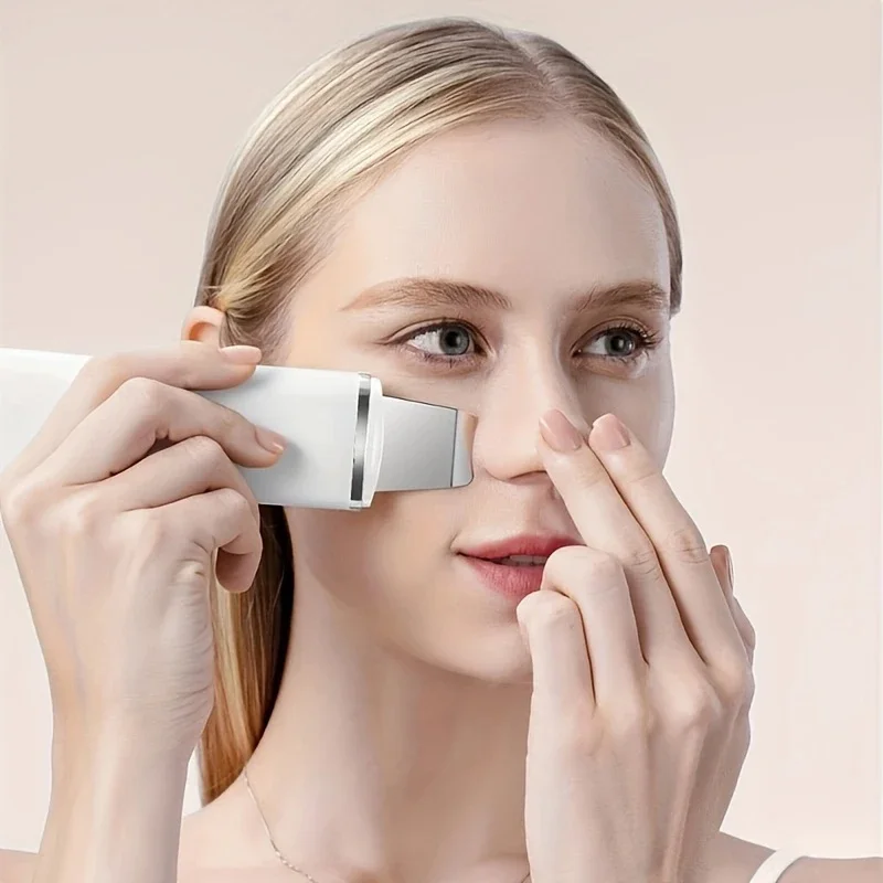 New Ultrasonic Pore Cleaning Instrument Ultrasonic Skin Scraper Knife Remove Blackheads Home Beauty Skin Scraper Instrument