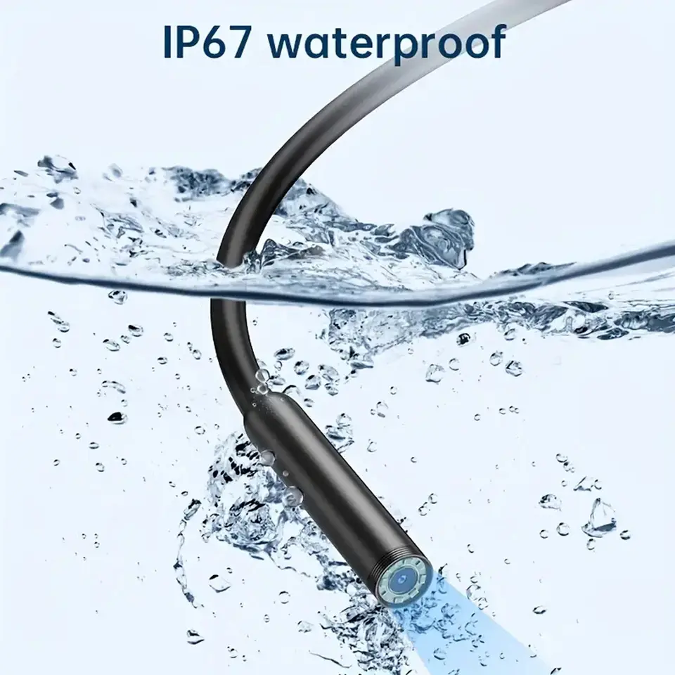 HD1920P Endoscope Inspection Camera Type-C Mini Inspection Camera IP67 Car Sewer Pipeline Borescope for Android IOS iphone image 6