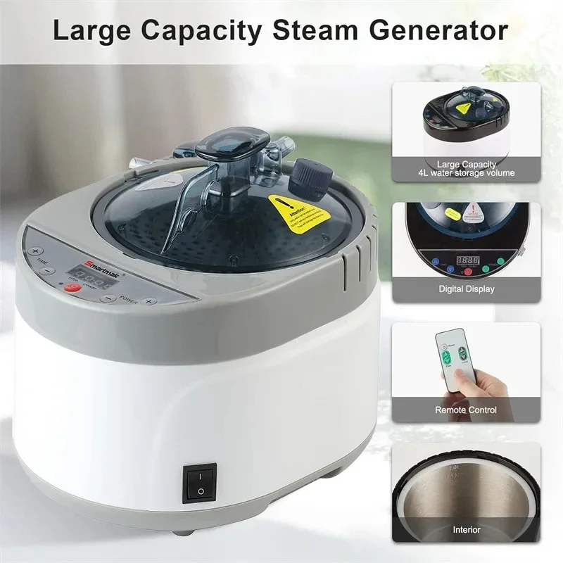 Portable Sauna Steam Sauna Full Body Newly Upgraded Large Space Sauna Spa With Steamer 4