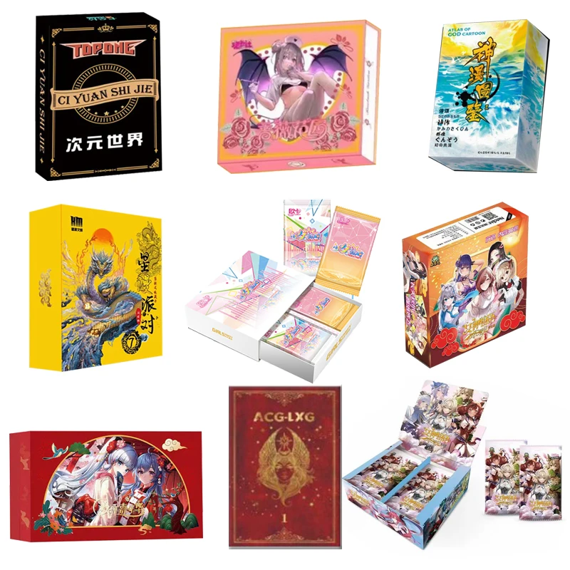 

Wholesales Goddess Story Collection Cards Booster Box Sexy Limted PR Bikini Puzzle Anime Playing Game Board Cards