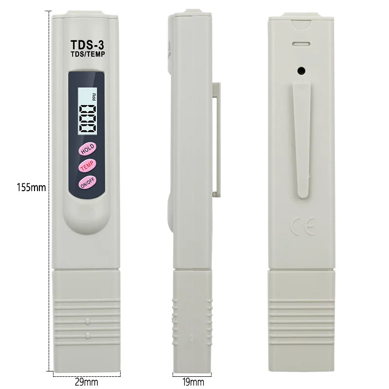 Portable LCD Digital TDS Water Quality Tester Water Testing Pen Filter Meter Measuring Tools Accessory for Aquarium Pool
