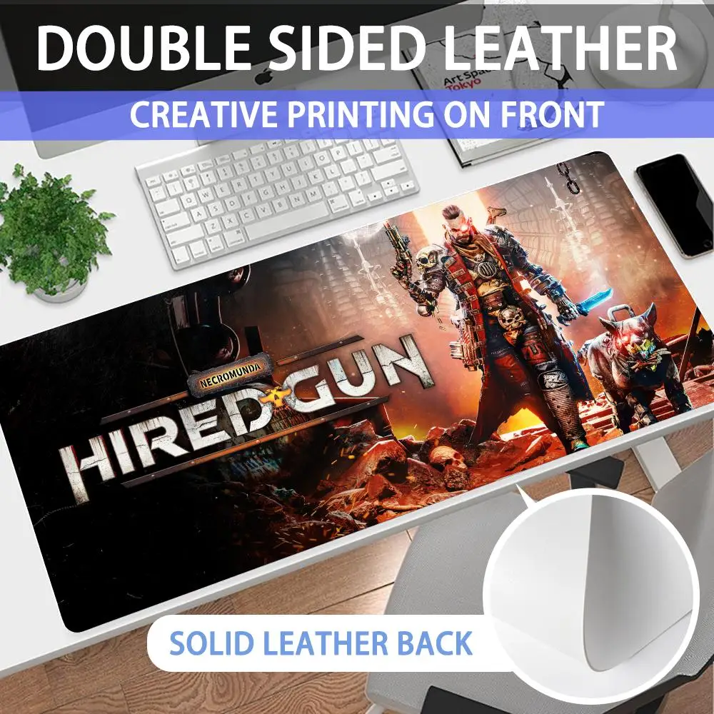 

Mouse Pad Large non-slip desk pad mouse pad PU Mr Necromunda high-end quality light luxury desk pad