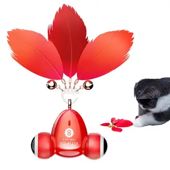 Creative Small Goldfish Toy Automatic Intelligent Teasing Red Kitifish Cat Toy USB Charging Cat Best Partner Pet Power Toy 2