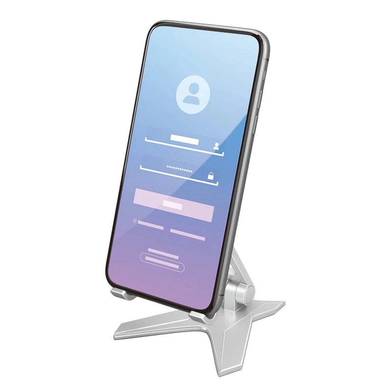 20pcs Universal Desk Table Display Folding Phone Holder Adjustable Plastic Phone Tablet Stand Holder Foldable Lazy Bracket