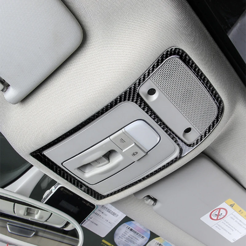 

Для Audi A3 8V S3 Стайлинг автомобиля из углеродного волокна внутренняя передняя лампа для чтения лампа рамка декоративная крышка отделка наклейки аксессуары