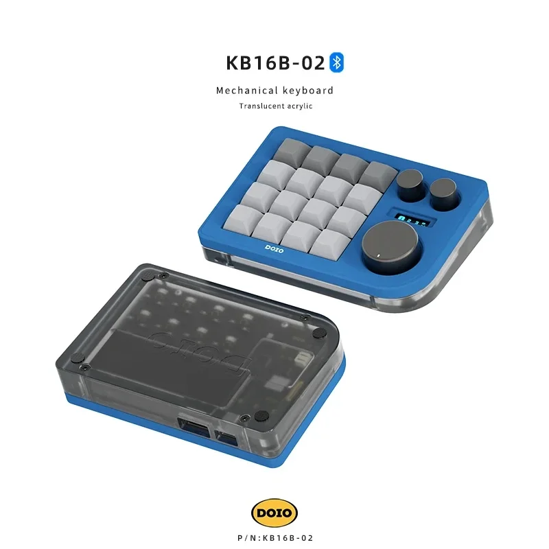 DOIO KB16b-02 メカニカルキーボード Bluetooth デュアルモード