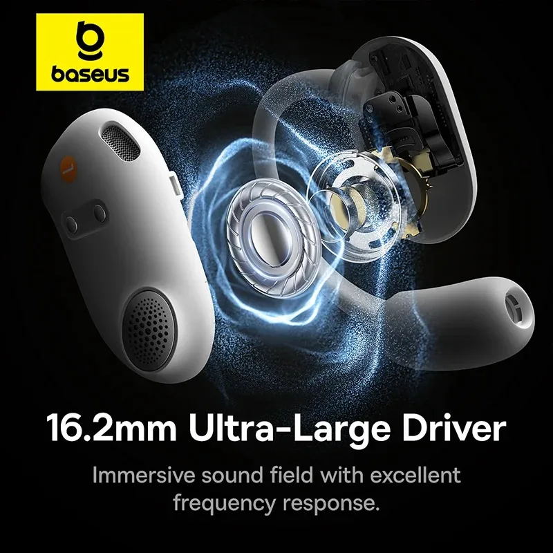 Baseus Eli オープンイヤー ワイヤレスイヤホン Eli Sport 1 オープンイヤー完全ワイヤレスイヤホン