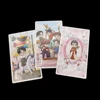 12CMX7CM The Sakura Spring Divination Tarot V2 with Guidebook where Japanese traditional characters come to life in a playful 2