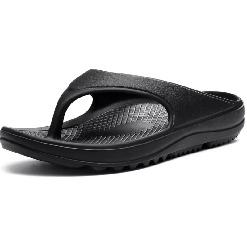 Evshine Orthopedic Flip-Flops with Arch Support for Women - Anti-Slip Beach Sandals with Soft Sole