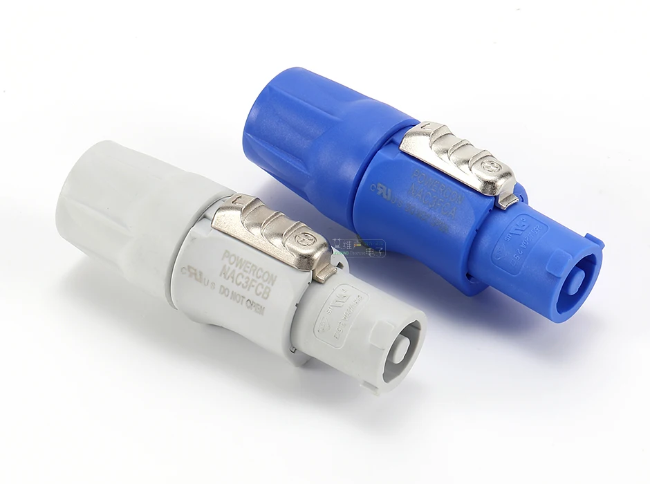 Connecteur PowerCon Neutrik NAC3FCA 20A 250V - 3 Broches Pour Éclairage Scène/Enceintes