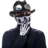 Halloween Skull Gloves Lightweight Full Finger Skeleton Cycling Gloves Costume Cosplay Equipment Accessories for Men Women Kids 4