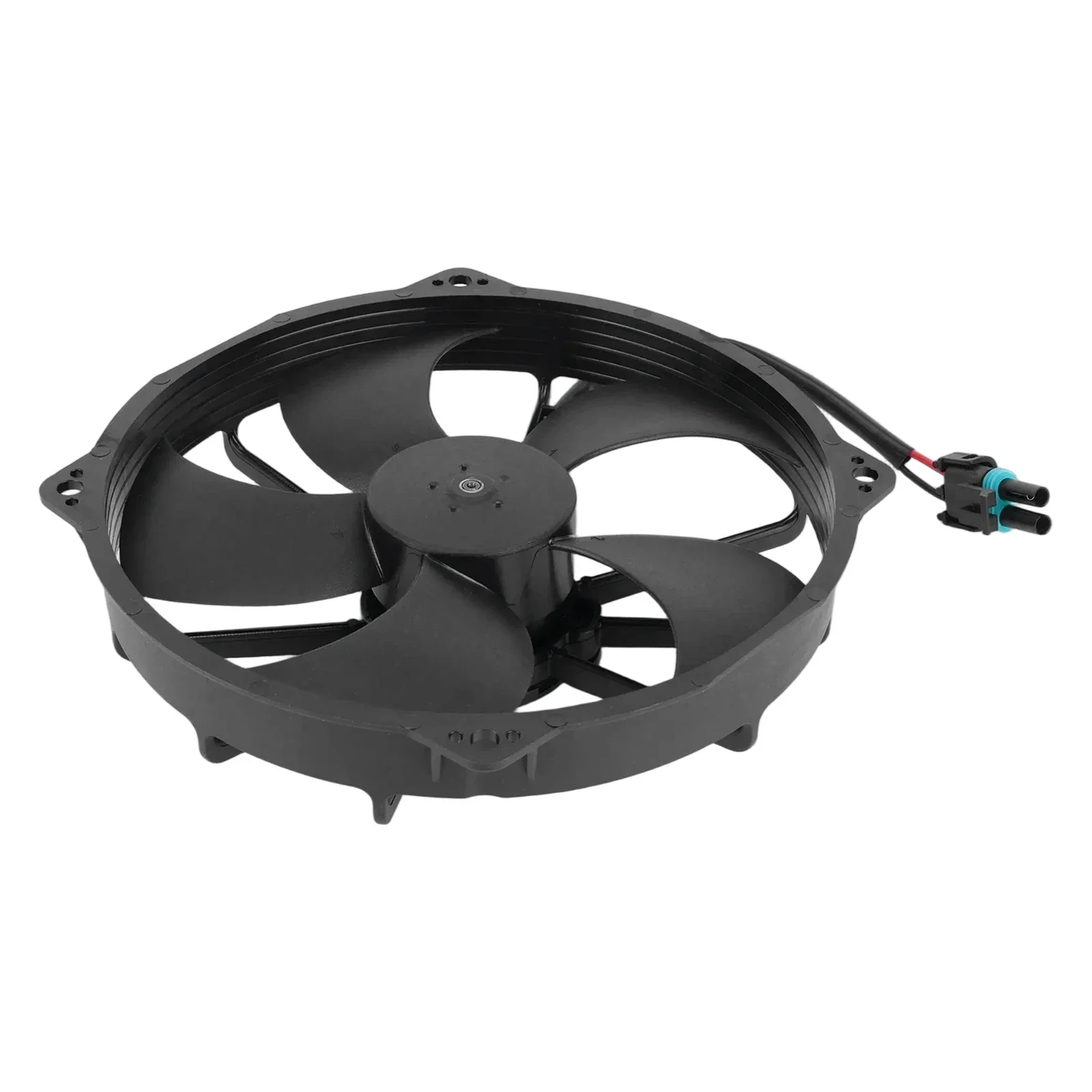Black Plastic Radiator Cooling Fan Assembly for ATV