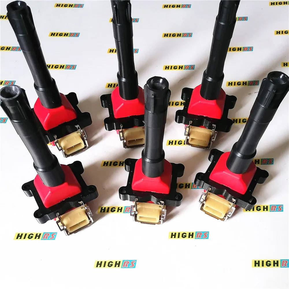 6 Ignition Coil Coils For Bmw 2.5l 3.0l L6 525i 325i 530i 740i E30 E31