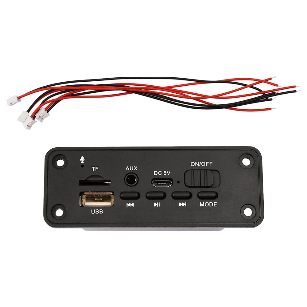 Scheda Decoder MP3 Bluetooth Kebidu Con Modulo Radio, USB E TF – Per Auto, Camion E Impianti Fai-da-te