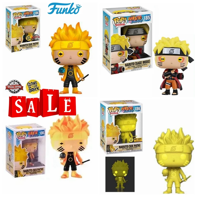 Funko POP!ナルト5点セット ナルト6パス セージ、ナルト風みなとカブトや鹿