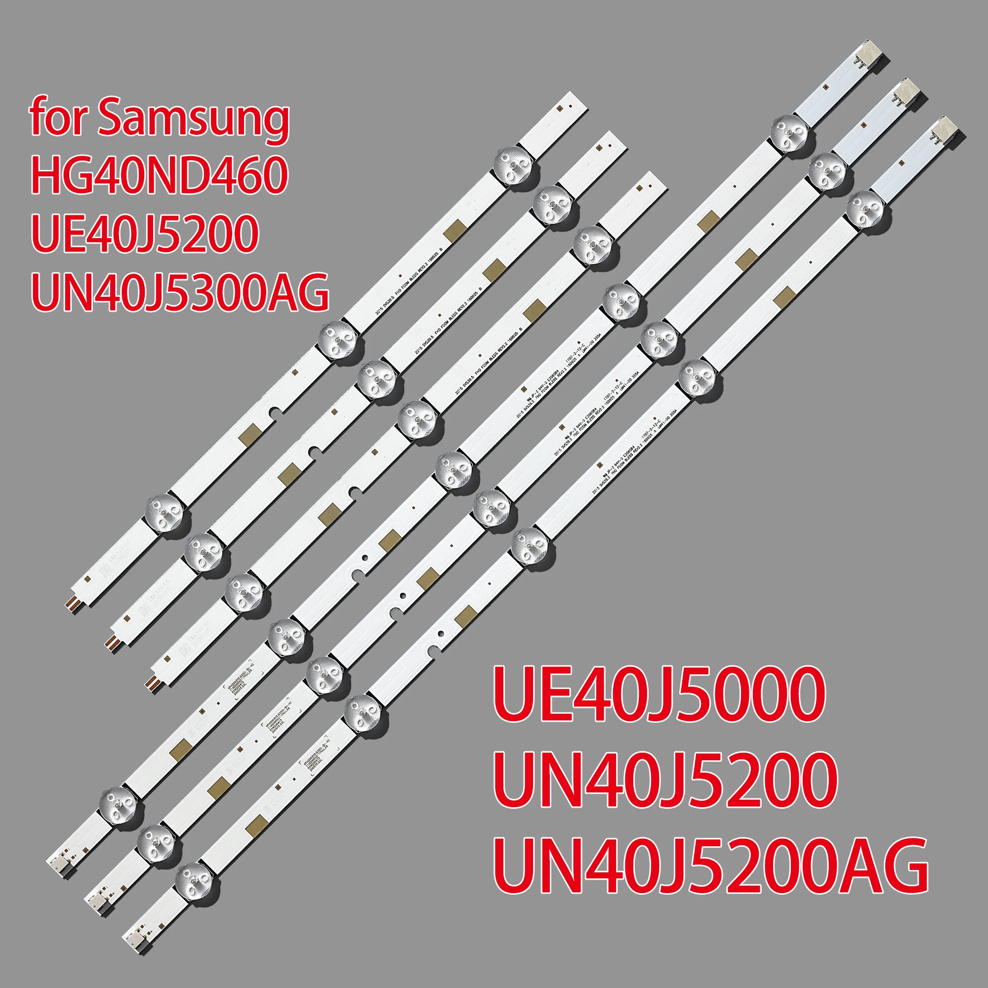 3pcs/Lot LED Backlight Strip for Samsung UE40J5200aw cy-vk055hgav2h  UN40J5300AG UE40J5000 UN40J5200 UN40J5200AG V5DN-395SM0-R2