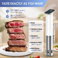 Wancle 1100W étanche sous Vide cuiseur Circulateur d'immersion cuisson précise avec LED affichage numérique mijoteuse 3