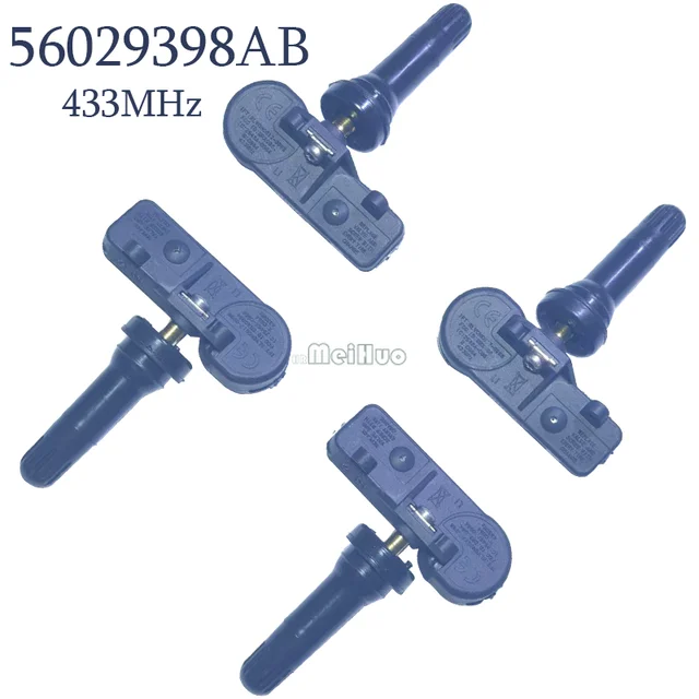 1/4PCS 56029398AB 433MHZ Tire Pressure Sensor For Fiat 500 Doblo Fiorino Freemont Linea Punto Strada Car 41990-08000 53104671
