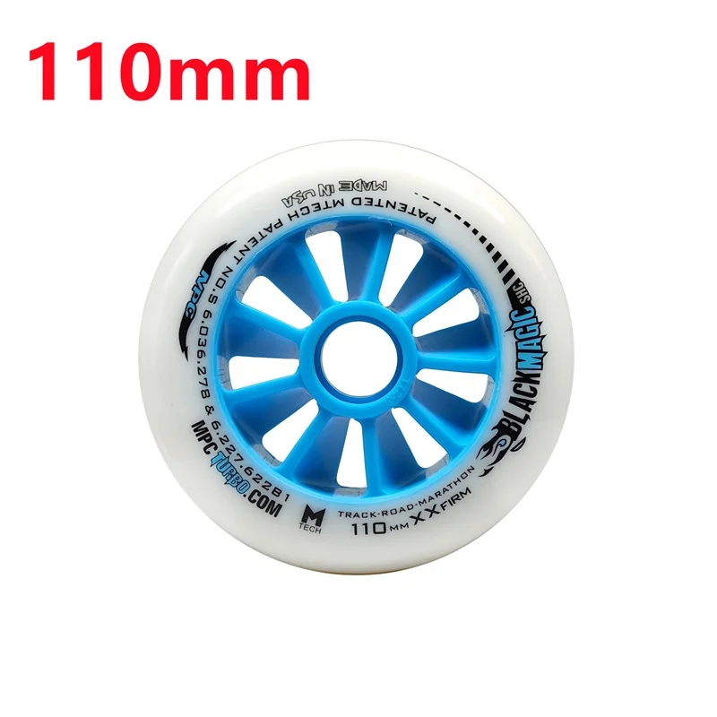 8 pcs 100 110mm MPC Wheels 100 110 Black Magic XXFirm Inline