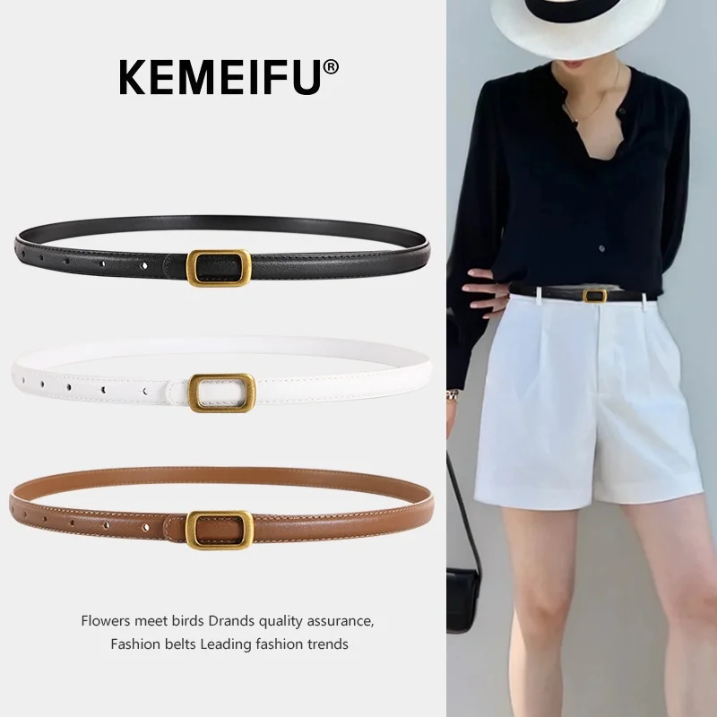 Ladies Leather Belt Bow Knot Belt Fashion Minimalist Ins Style Multicolor  Thin Suit Dress Decorative Luxury Brand Designer Belt - AliExpress