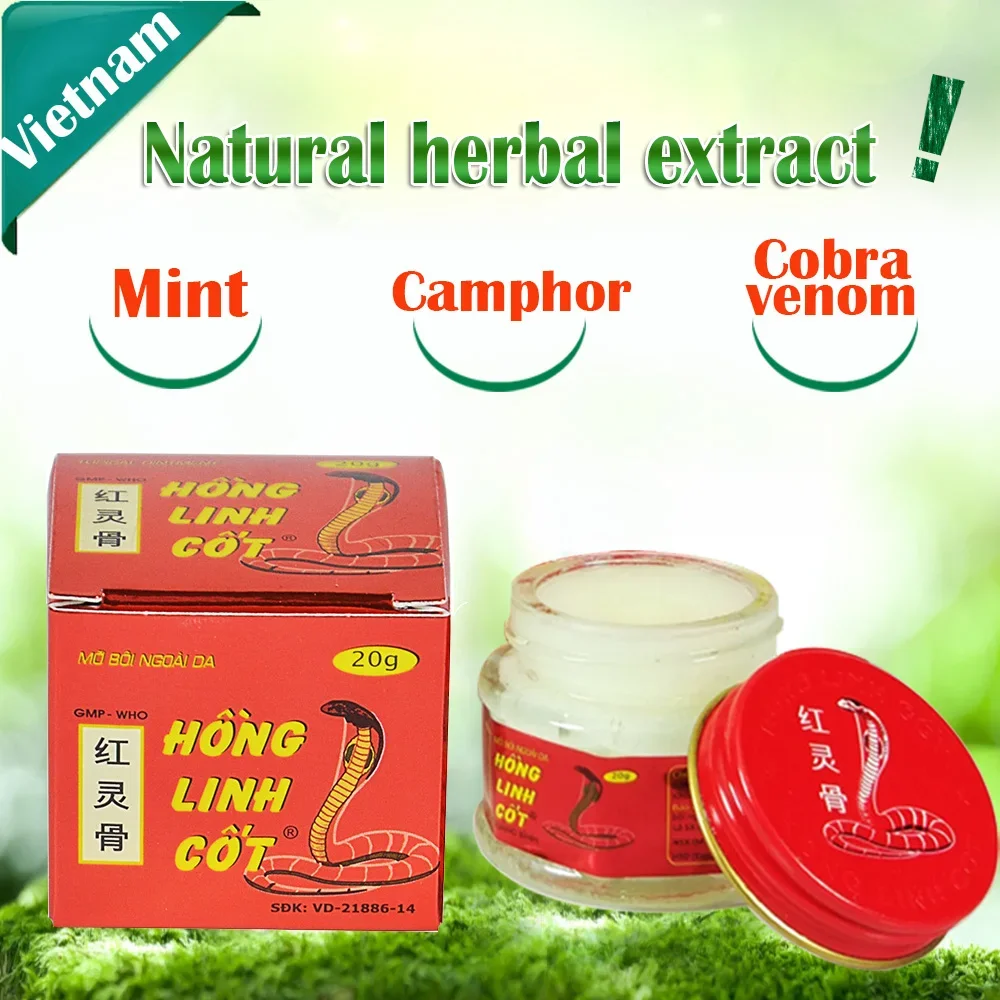 Tiger Balm Patch Vietnamese Snake Venom Poison Tiger Balm Golden Star Balm for Joints Pain Relax Muscle Fatigue