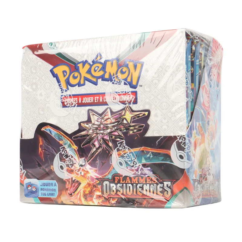 French Pok&eacute;mon TCG: Scarlet & Violet Obsidian Flames Booster Box Pokemon Cards 360Pcs 36 Pack Box