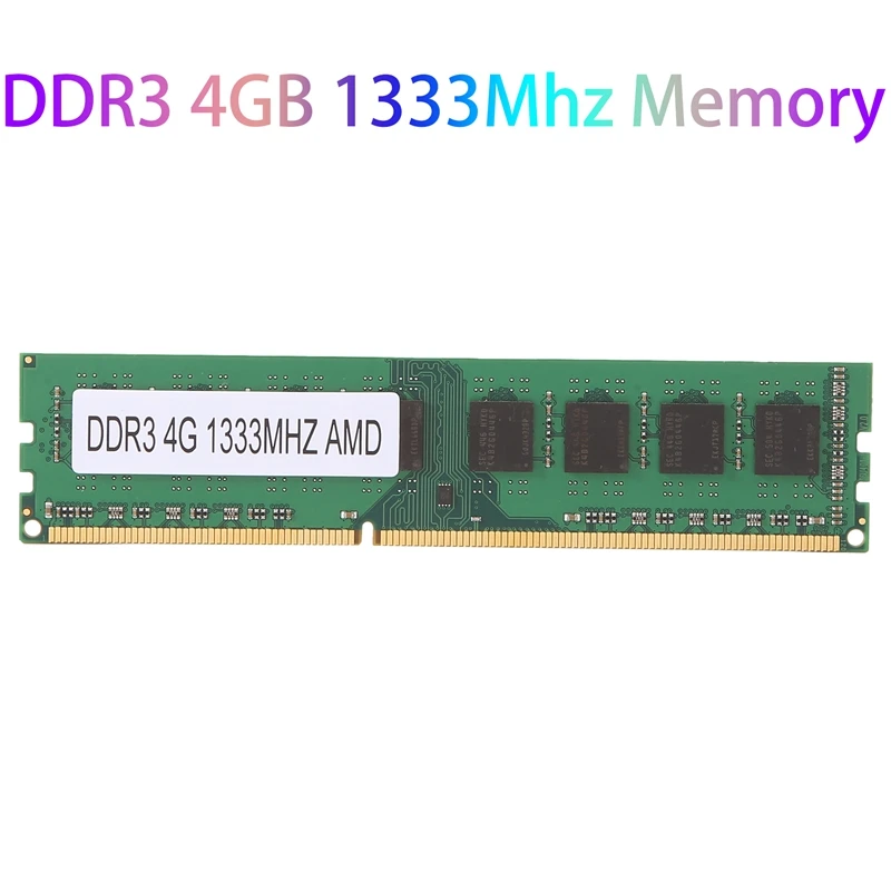 

Оперативная память DDR3, 4 Гб, 1333 МГц, 240Pin, 1,5 в, ОЗУ для настольного компьютера, только для материнской платы AMD