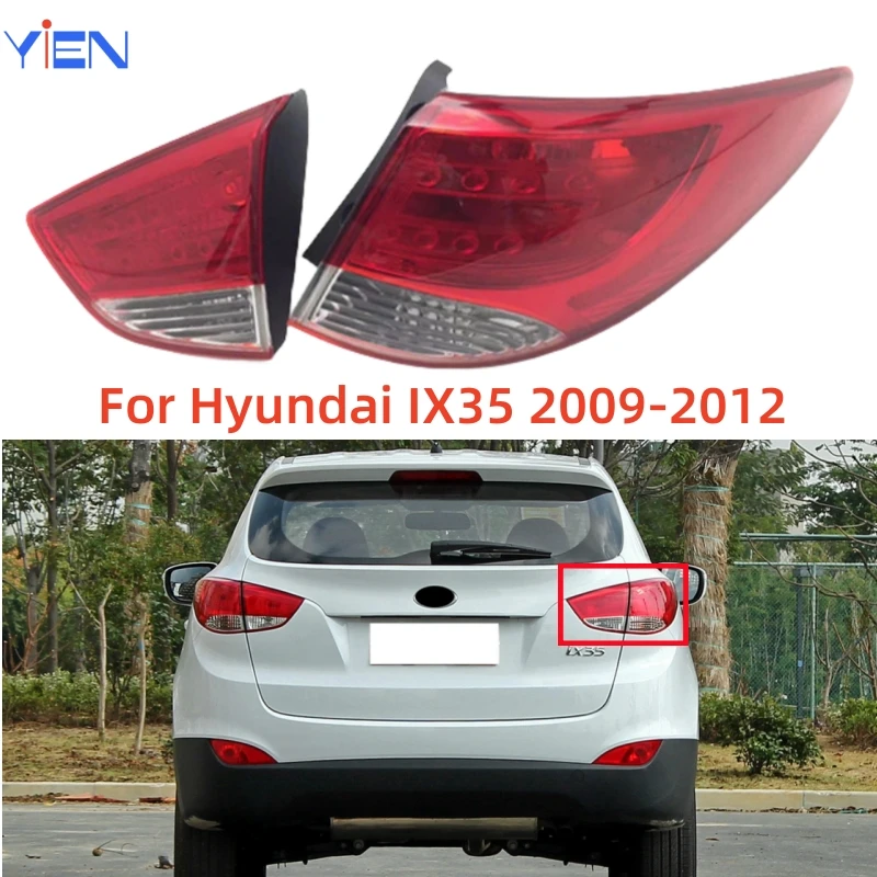 per Hyundai IX35 2013-2015 Posteriore Reverse Freno Arresto Lampada Fanale Posteriore Fanali Posteriori Segnale Girata Indicatore Arresto Freno Lampada Luce QAQMHVCVB(Left Outside