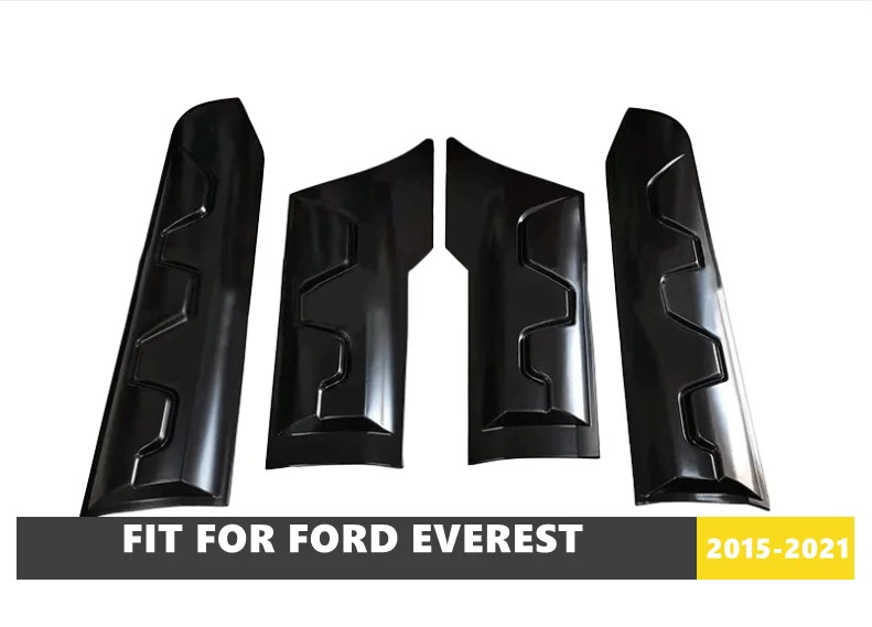 

Good Quality Car Side ABS Door Molding Body Strip Streamer Protector Cover Kit Trim Fit For Ford Everest 2015-2021