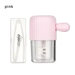 Cactus-Themed Contact Lens Cleaner - Manual Washer (New pink)
