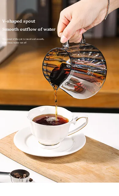 Coffee Filter Tbest Manual Hand Drip Coffee Maker Glass Pot With Stainless Steel Filter, Kaffeekaraffe 400, Glass Dripper, Coffee Maker Pour Over Coffee Dripper