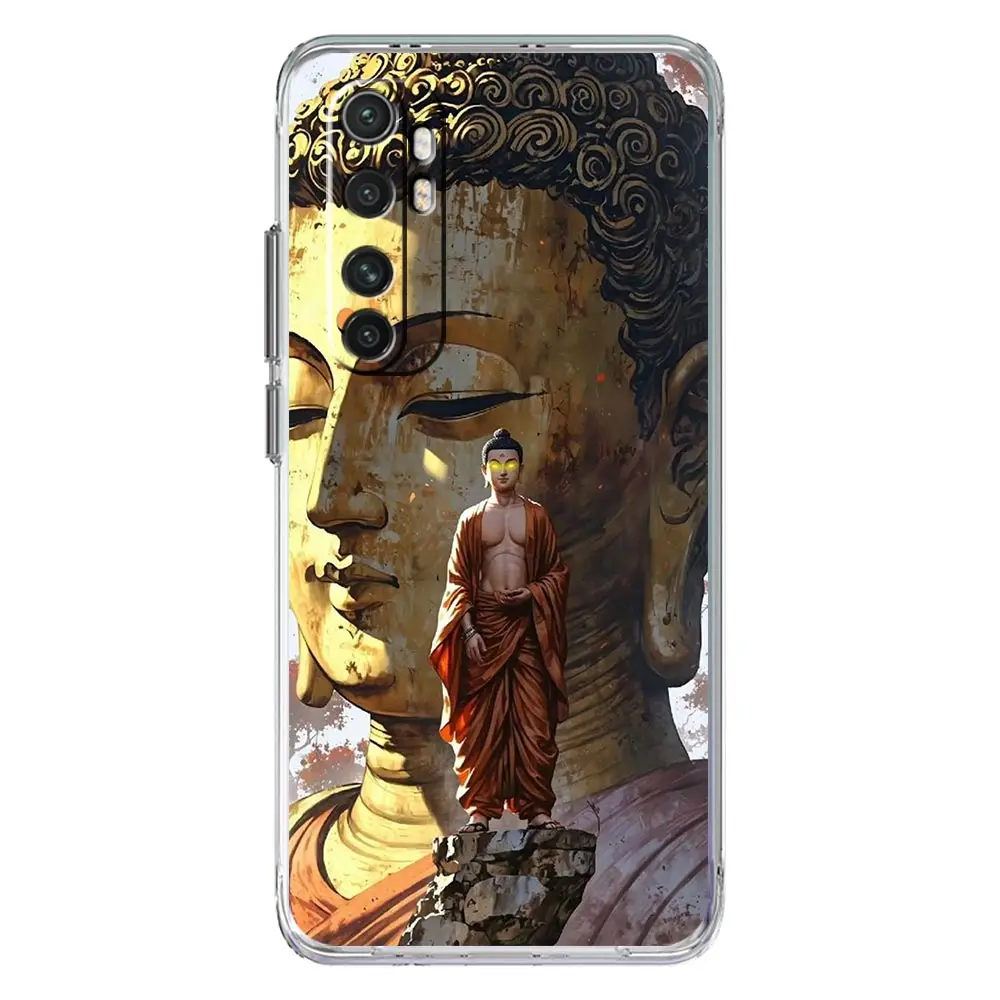 Divine India-Inspired Phone Case Featuring Lord Shiva and Buddha Design