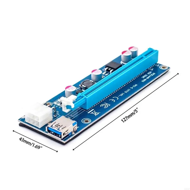 B0KF High-performance USB PCI-E Riser Card Extension Cable for BTC Miner