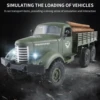 Remote Control Car 6WD High-Speed Electric Toy Truck for Boys 2.4Ghz Off Road Remote Control Vehicle with Headlights 2