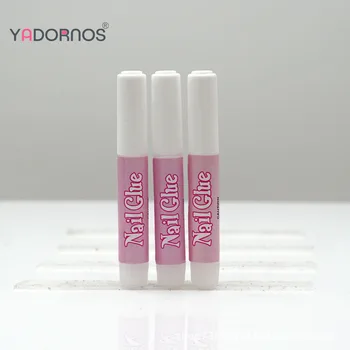 Set di colla per unghie Super forte da 2g per punte per unghie finte unghie acriliche premere su unghie finte decorazione artistica Gel di adesione a lunga durata