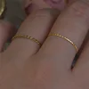Minimal Simple Tiny Rings For Women 1mm Full Round Minimalist Thin Dainty Stacking Ring Fashion Stainless Steel Jewelry 2023 1