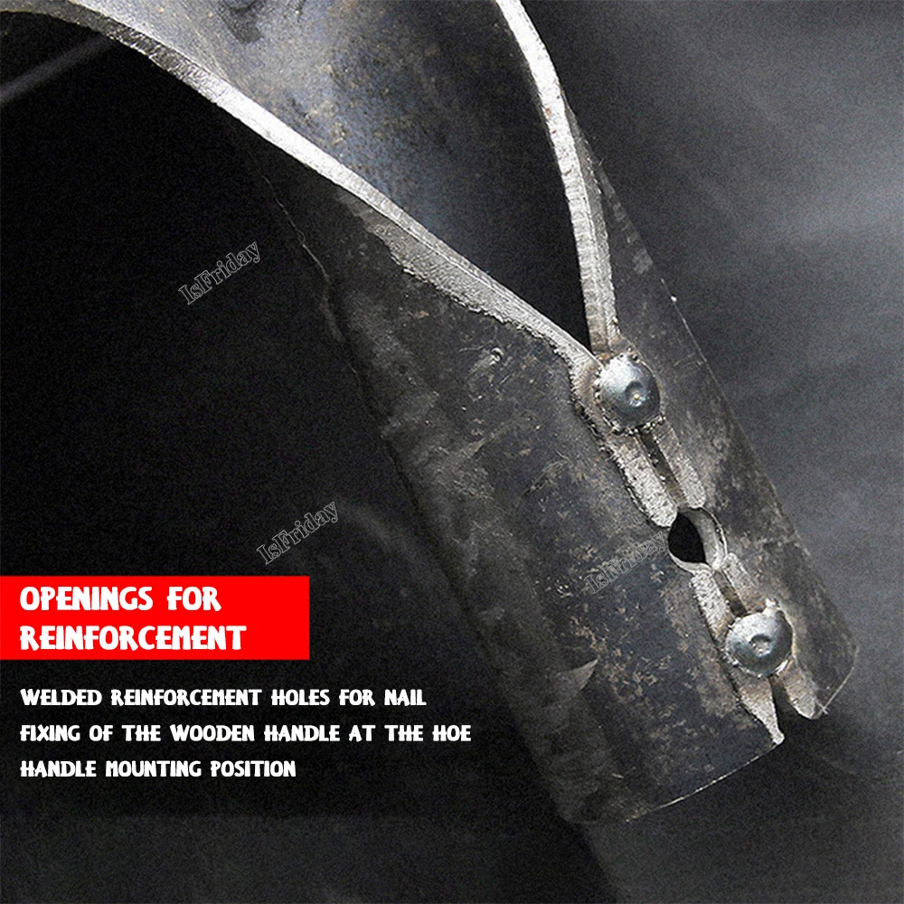 Description Picture 6 of itemGarden hoe Garden Tool Hoe Manganese Steel Hoe for Gardening Weed Removal Machete Weed Remover Hand Tools Planting Vegetable