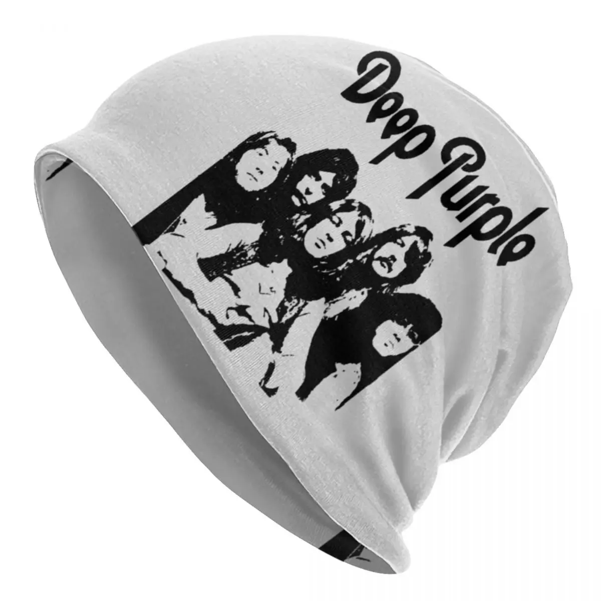 Uomo Donna Deep Purple Band Winter Beanie Skullies Outfit Rock Music Bonnet Knit Hat Fashion Winter Warm Caps Regalo Meraviglioso