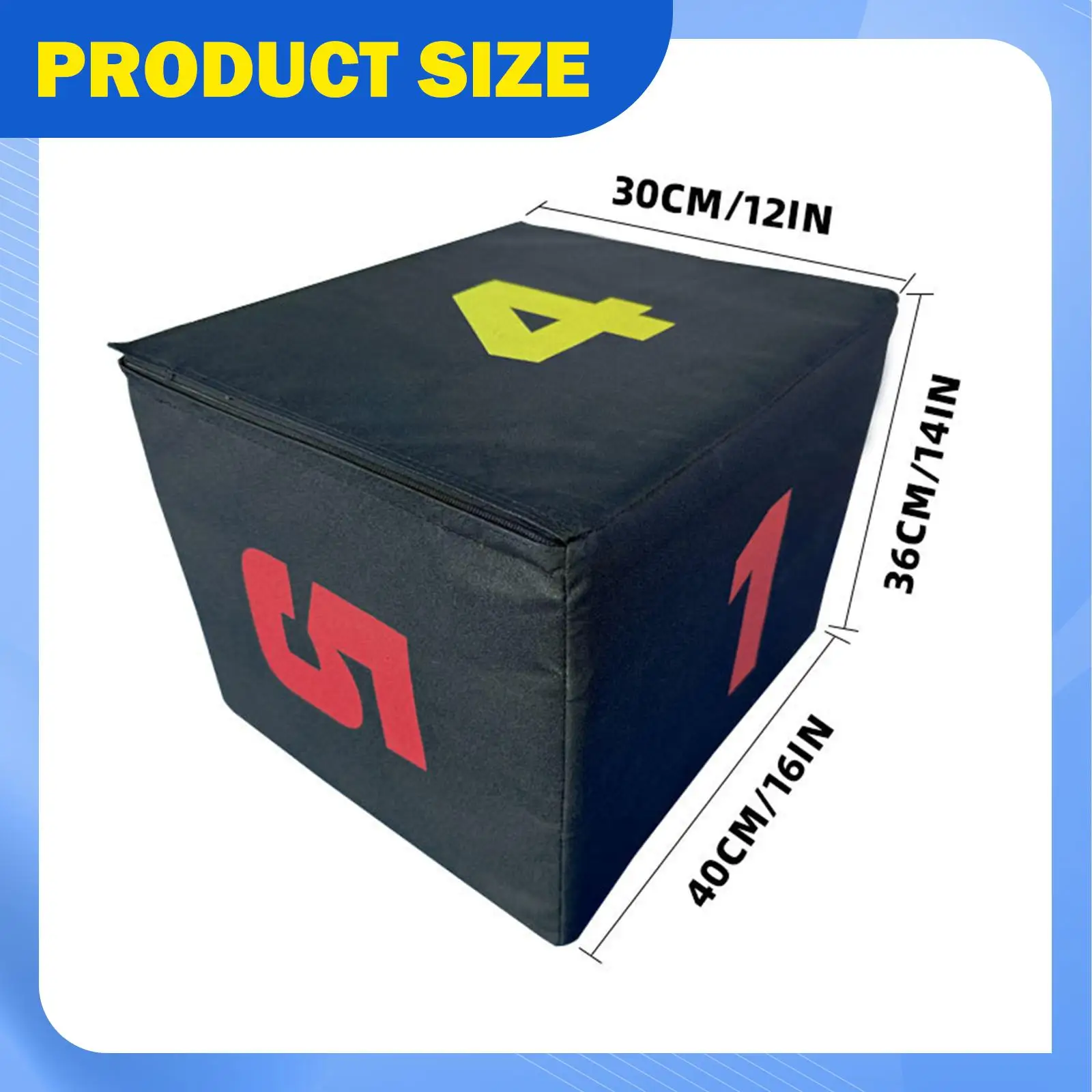3 in 1 Jump Box PVC Material Step Up Plyo Box for Smart Home Gym Strength and Conditioning Workout