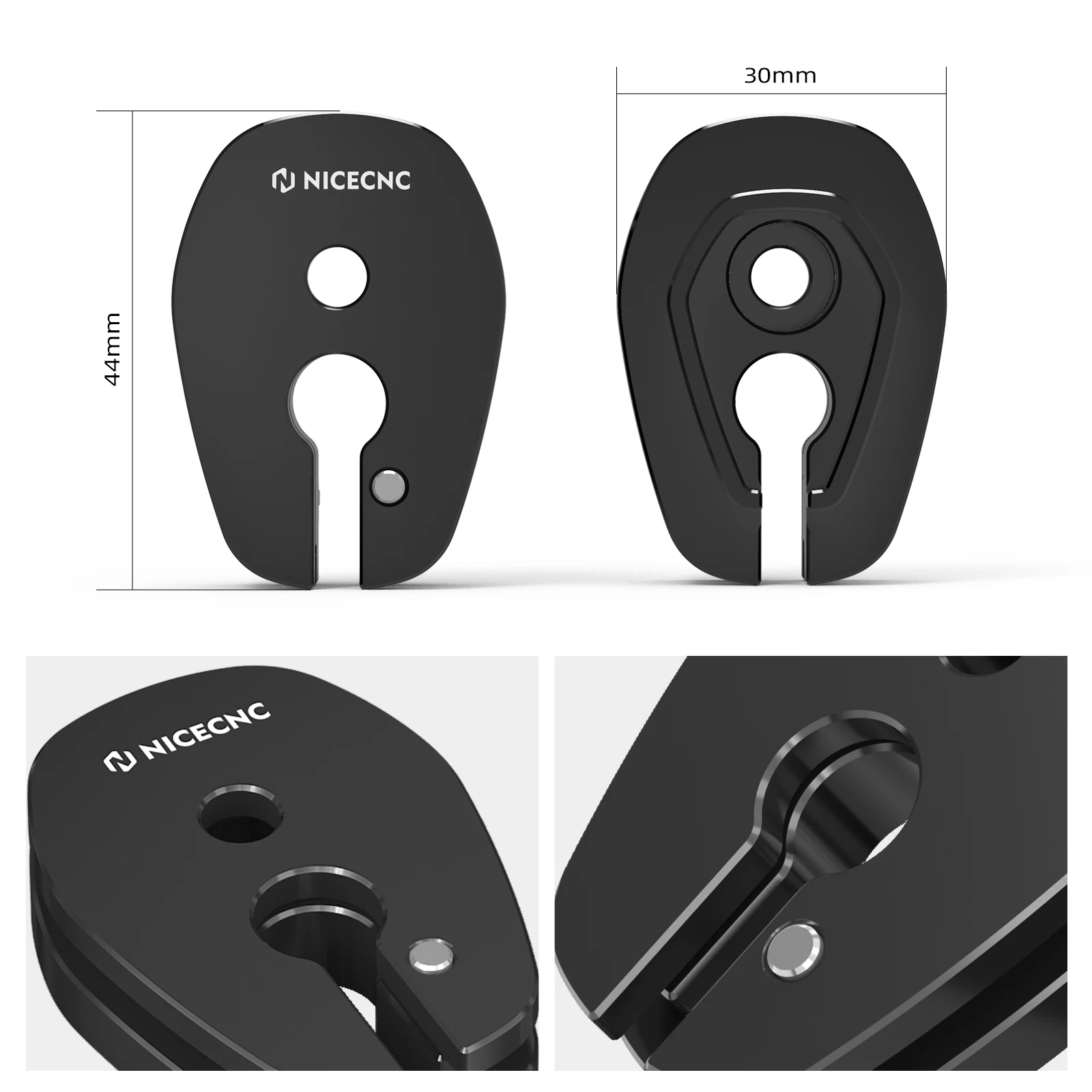 NICECNC For Kawasaki KLR650 KLR 650 2008-2018 4PCS 전면 후면 깜박이 줄기 제거 키트 어댑터 플레이트 KLR650 액세서리