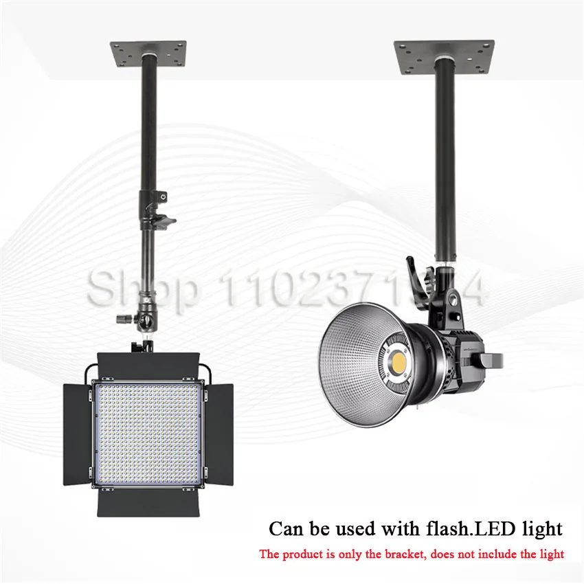29cm 60cm Projector Wall Mount Stand Photography Bracket Ceiling Bracket Holder for Softbox LED Panel Light DV Security Camera