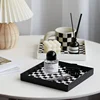 Nordic Decor Square Plate Storage Tray Props Tray Bathroom Storage Home Decorative Organizer Tray Jewelry Storage 1