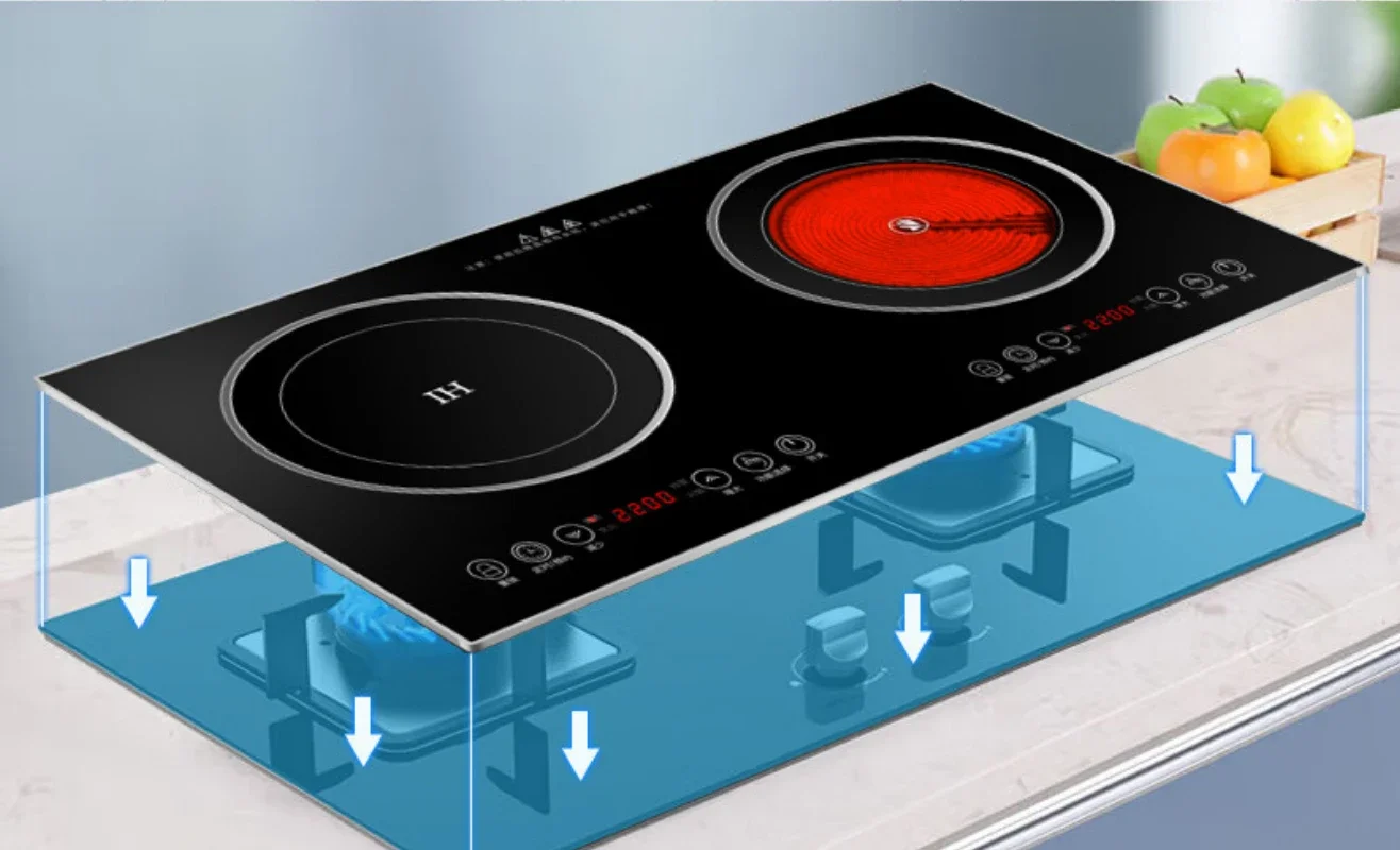 110V/220V Commercial Induction Stove Electric Stove Integrated Embedded Cooktop Induction High Power Cooktop