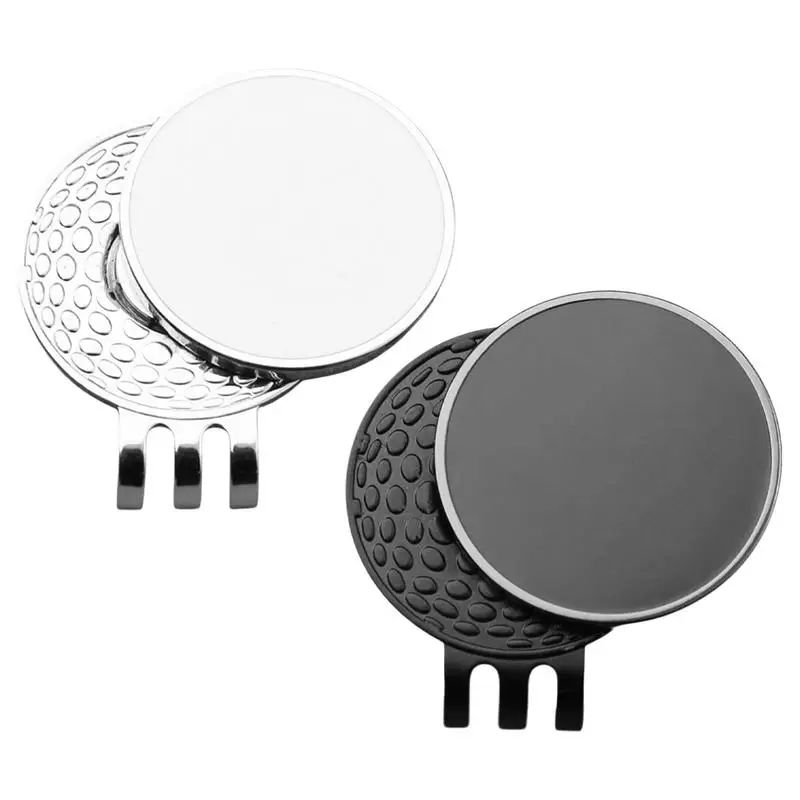 Golf Ball Marker Hat Clip Metal Magnetic Golf Ball Marker Belt And Pocket Clip-On Outdoor Accessories golf ball mark golf hat clip