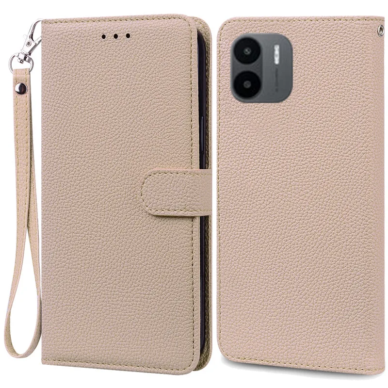 Leather Flip Wallet Phone Case - Elegant Book Style Cover, Durable Protection, Sleek Design