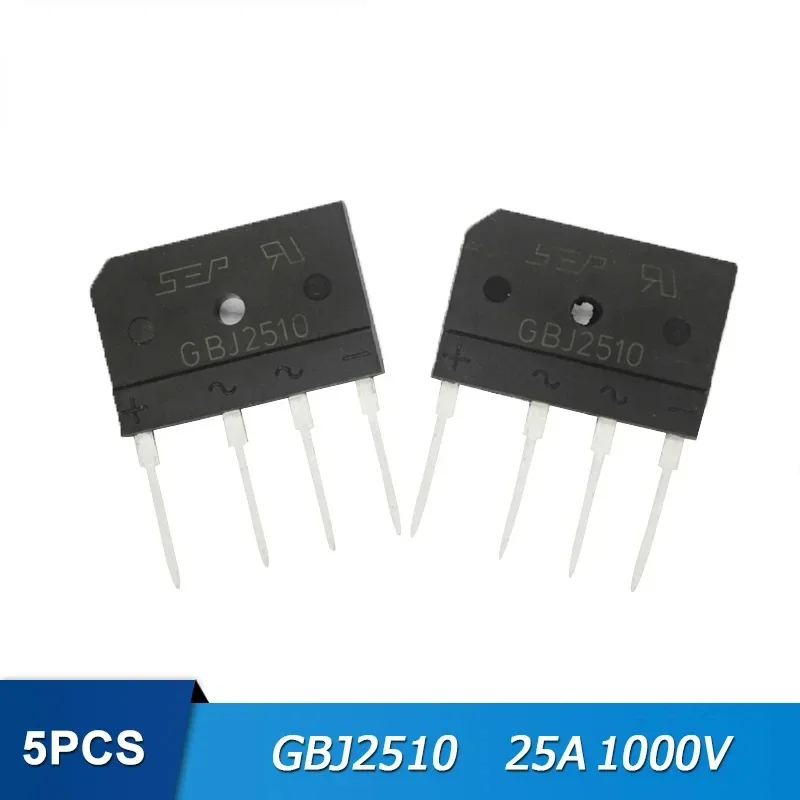 5PCS Rectifier Diode DIP GBJ1510 GBJ2510 GBJ3510 Diode Bridge Rectifier Kit